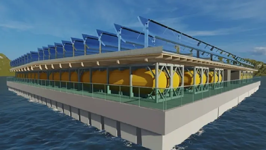 Korišćenje plutajuće solarne elektrane za proizvodnju H2